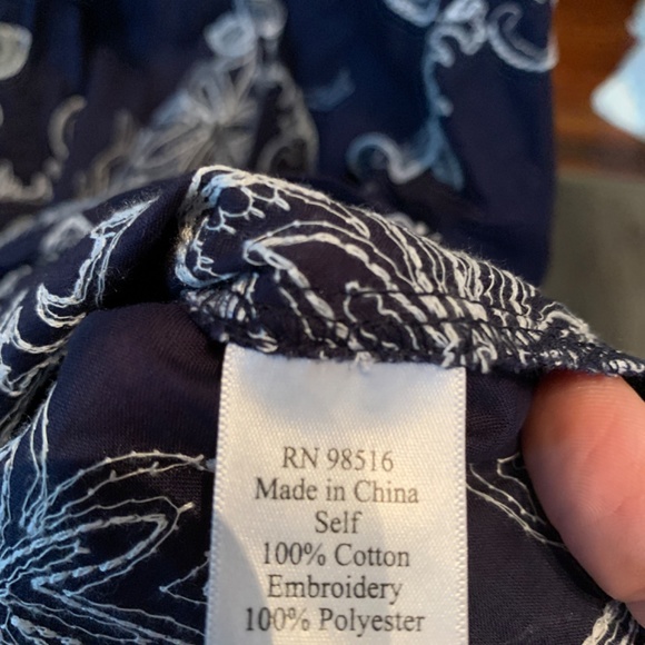 Coldwater Creek all over embroidered tunic. NWT .‎ Retail 119.95 - Picture 6 of 8